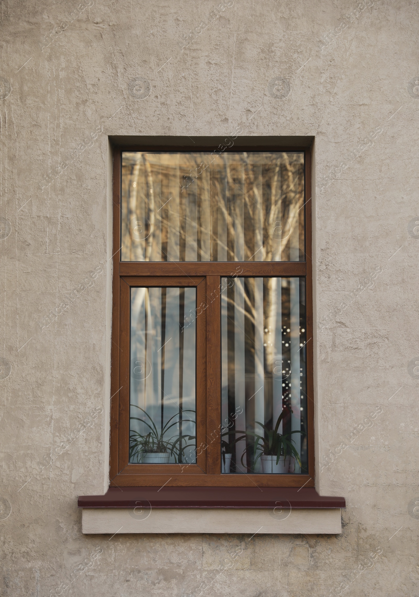 Photo of Exterior view of building with modern brown window