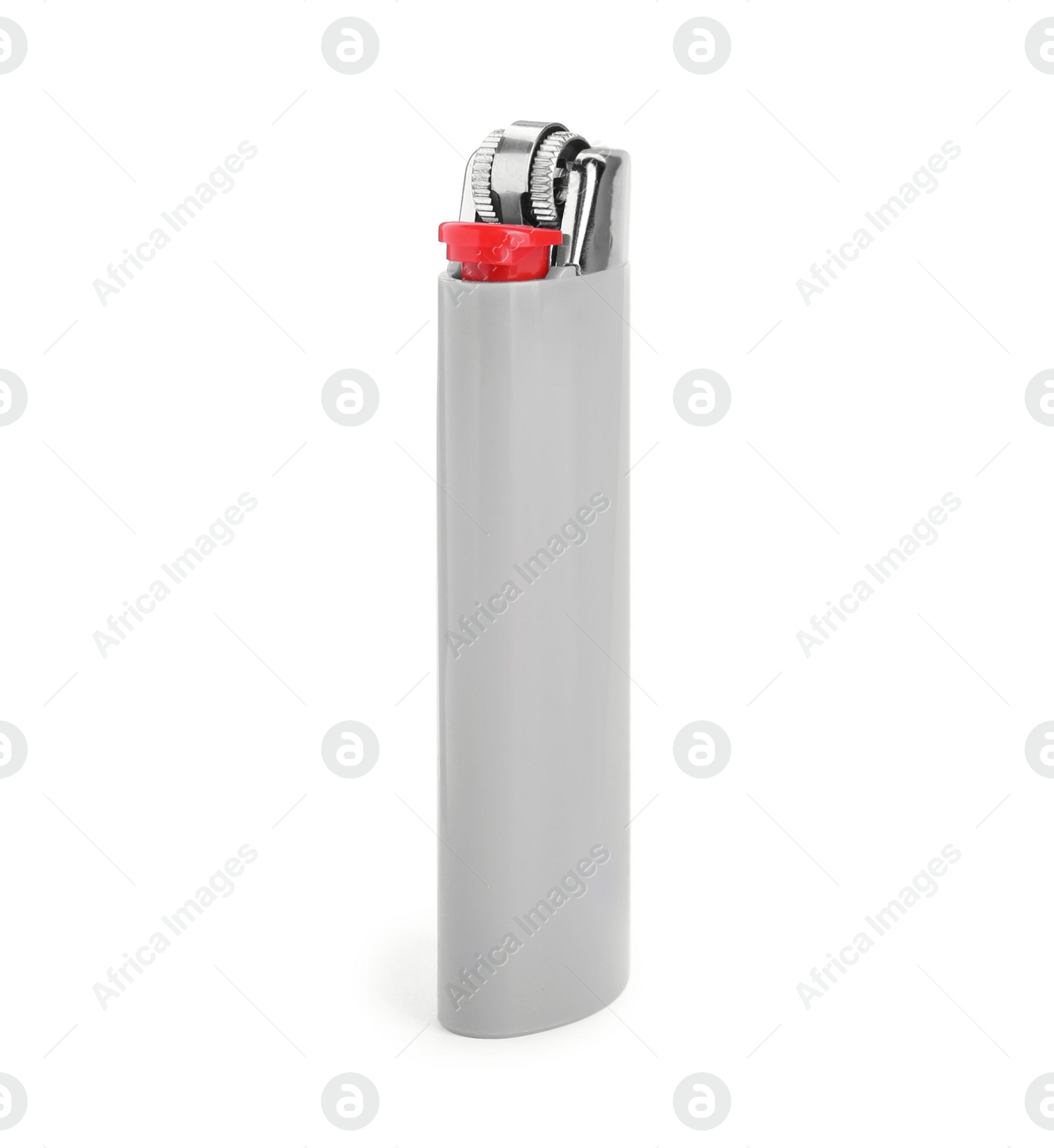 Photo of Stylish small pocket lighter isolated on white