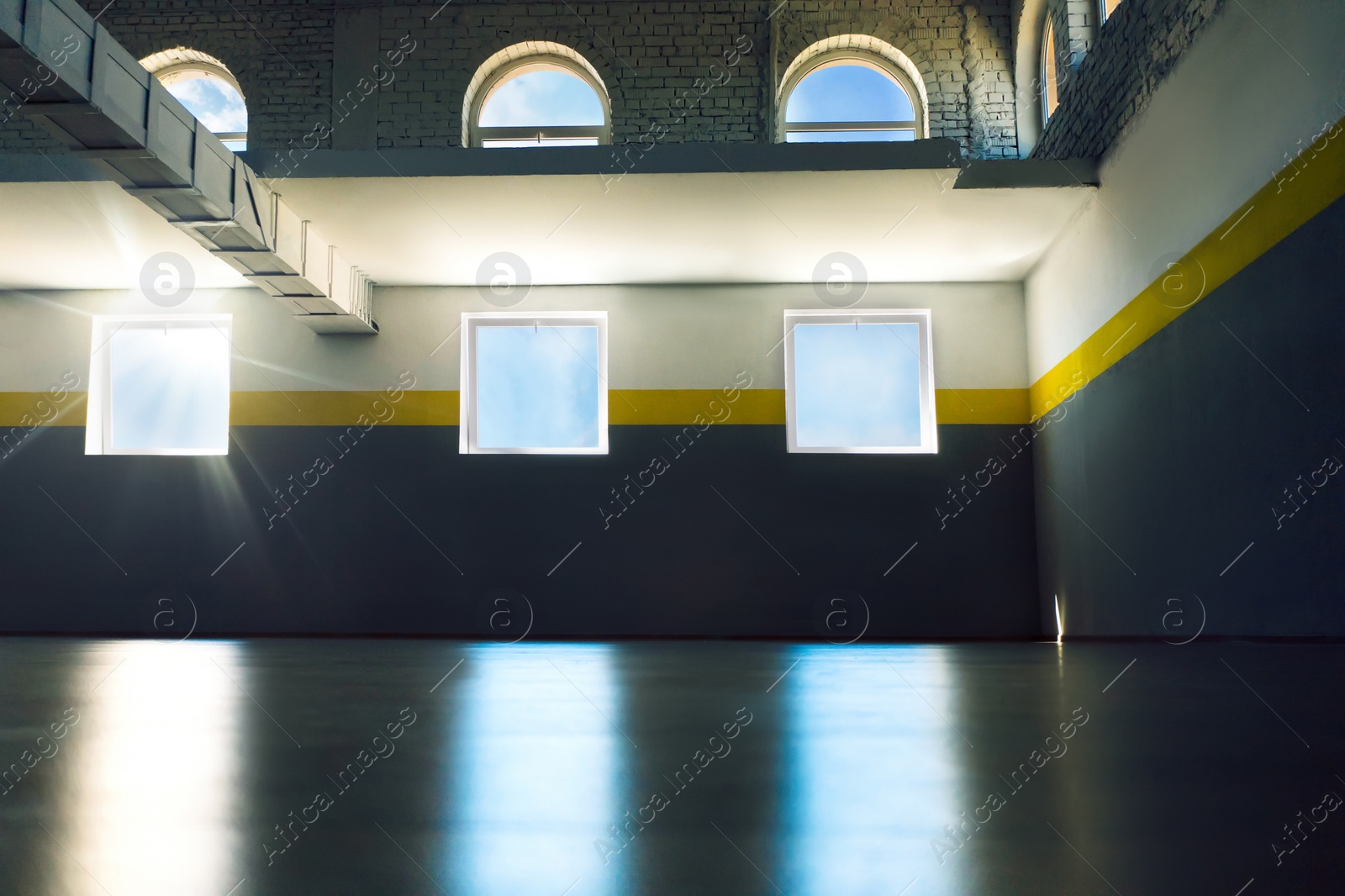 Image of Old building during renovation, view from inside