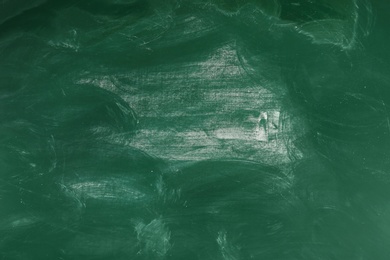 Photo of Dirty chalkboard surface with space for text