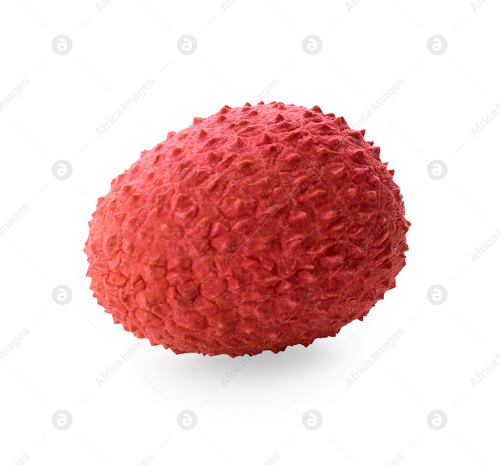 Photo of Whole ripe lychee fruit isolated on white