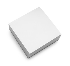 Photo of Stack of sticky notes on white background