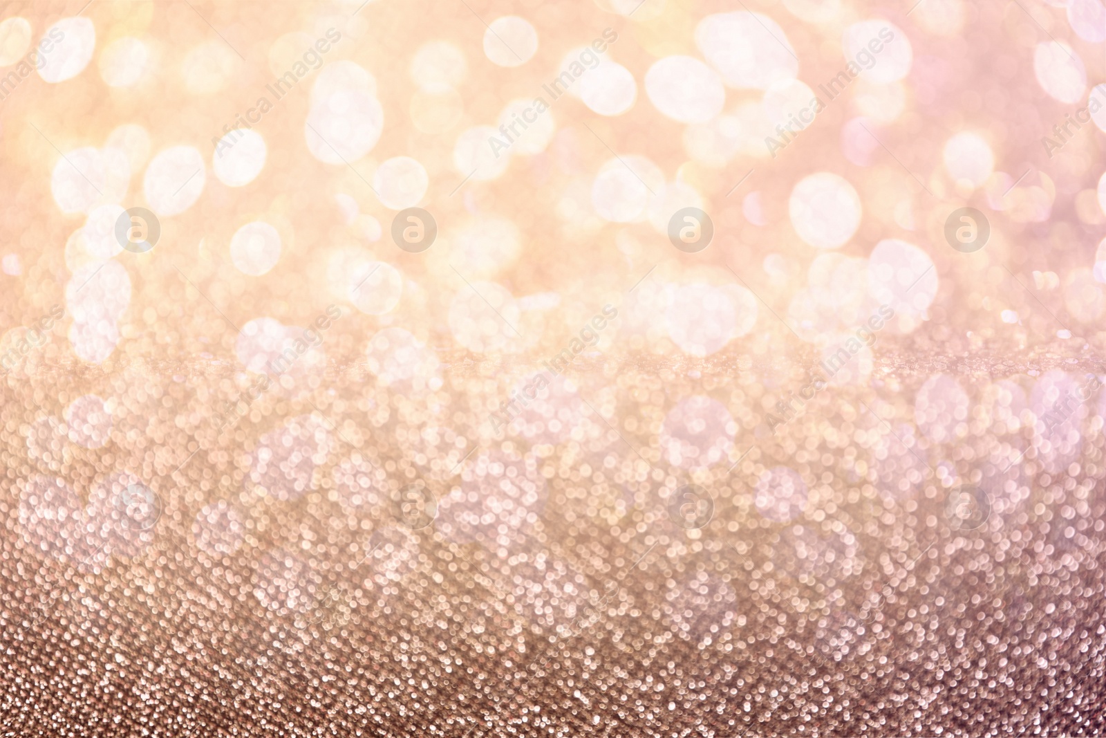 Image of Rose gold abstract background, bright bokeh effect