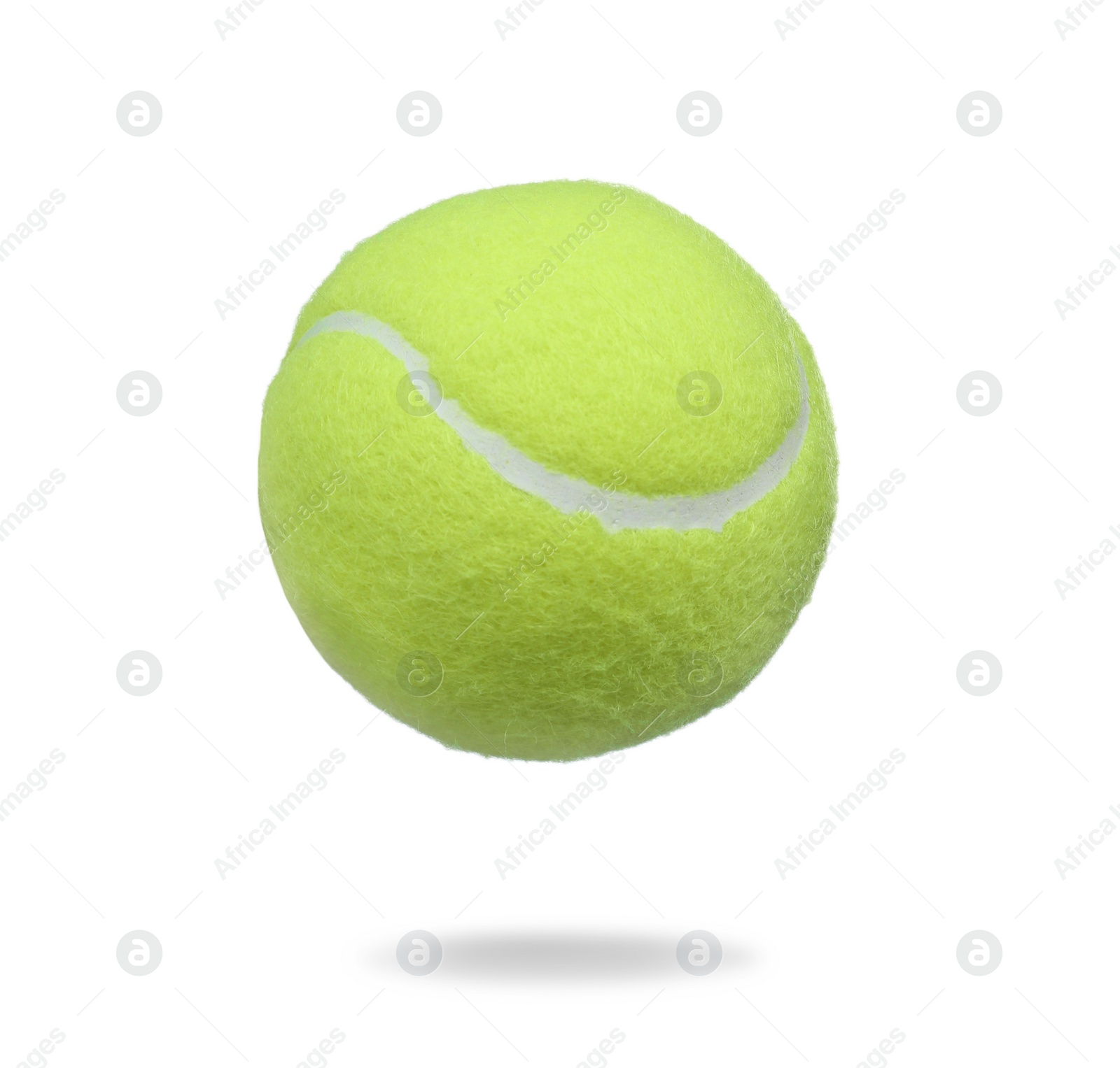 Image of Tennis ball isolated on white. Sports equipment