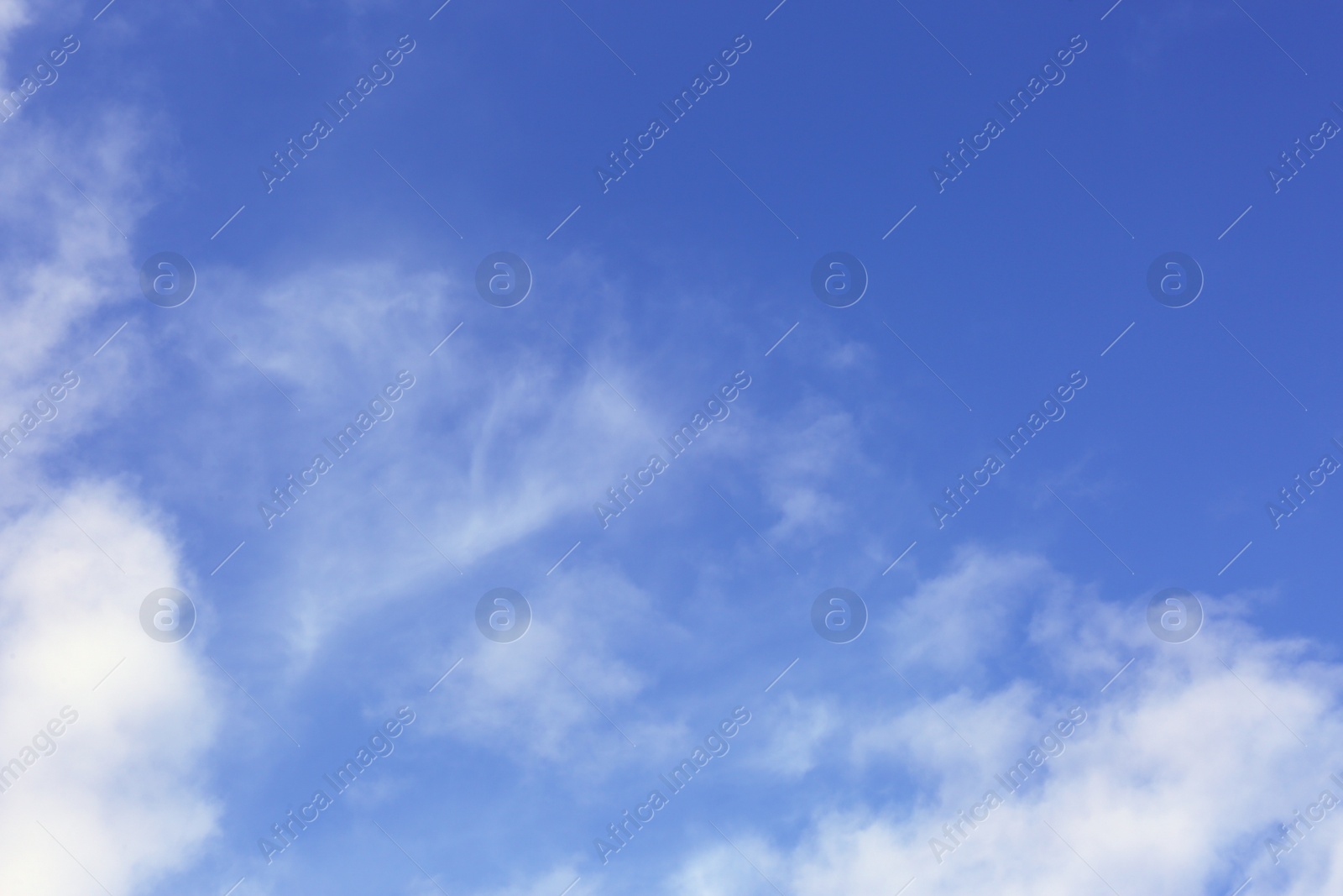 Photo of Beautiful blue sky with white clouds outdoors