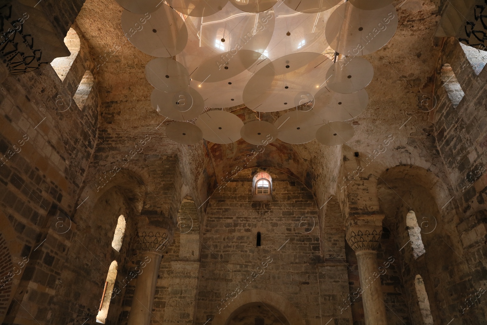 Photo of Beautiful old building, indoor view. Ancient architecture