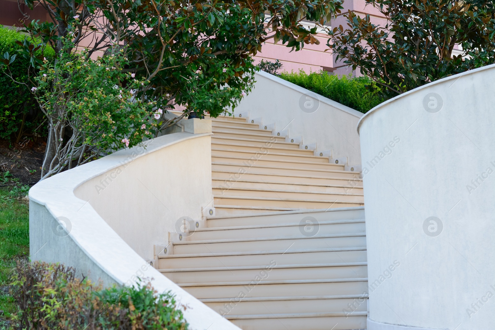 Photo of Beautiful stone stairs outdoors on sunny day