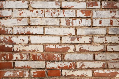 Texture of old brick wall as background