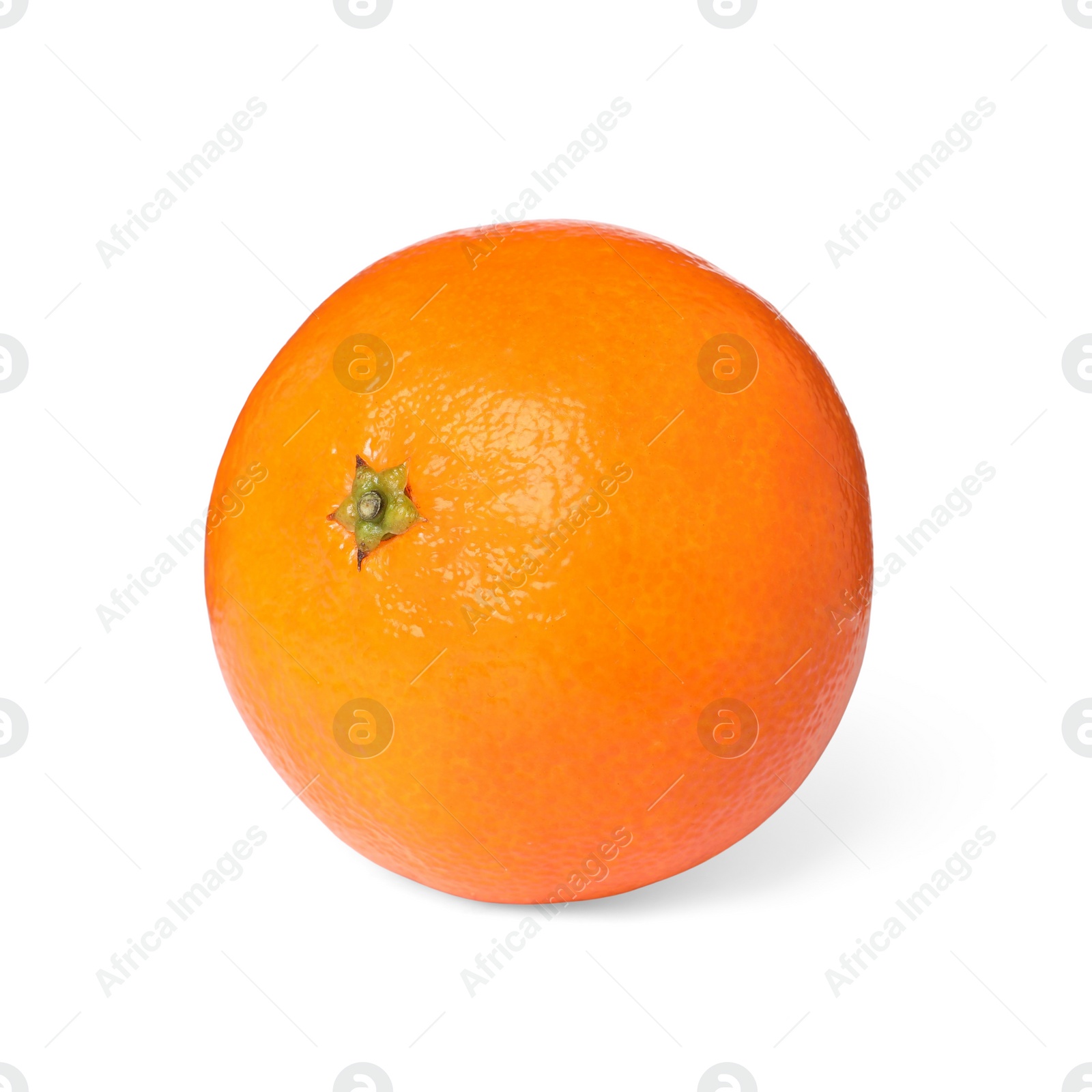 Photo of Fresh ripe juicy tangerine isolated on white