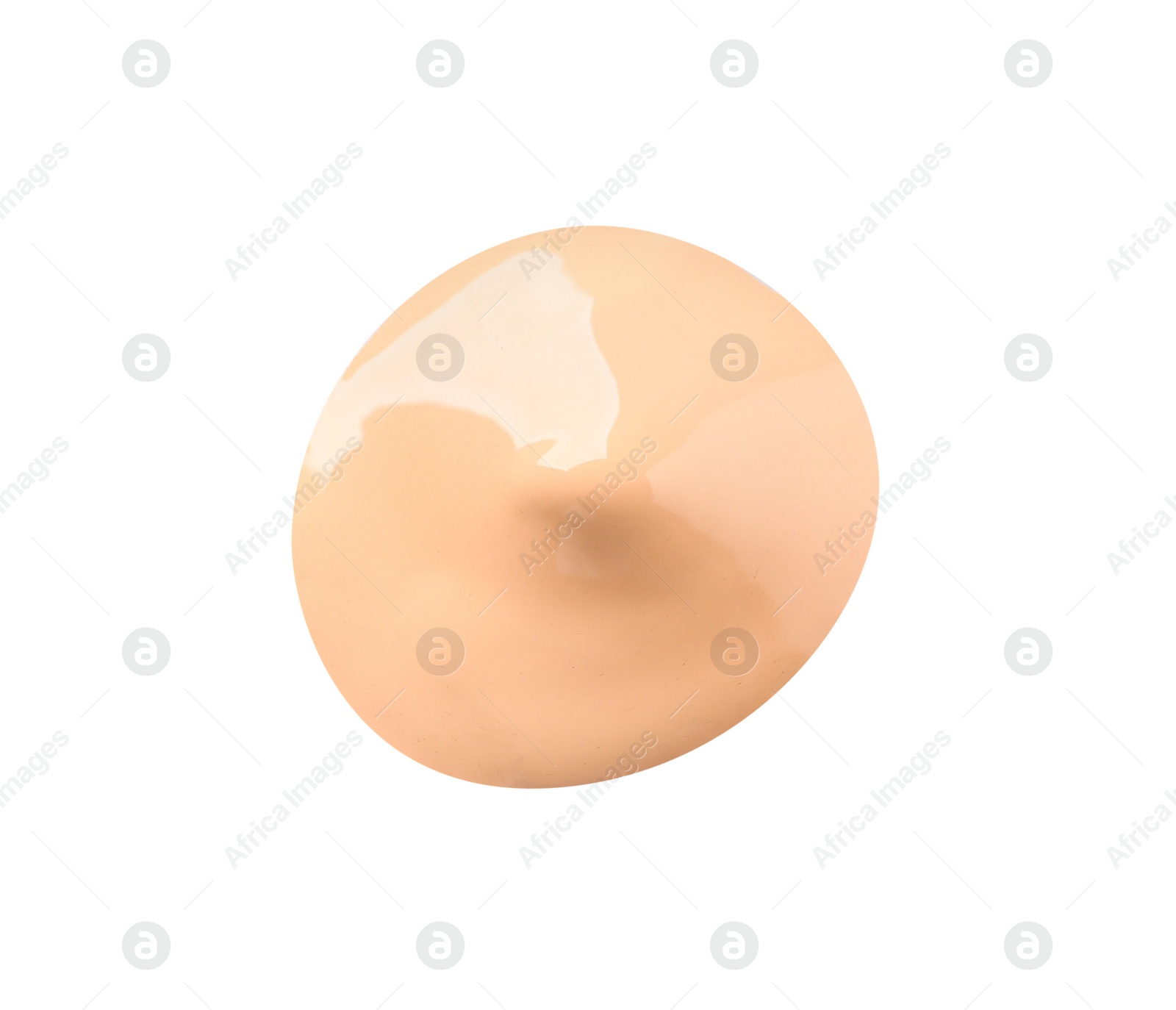 Photo of Drop of skin foundation isolated on white