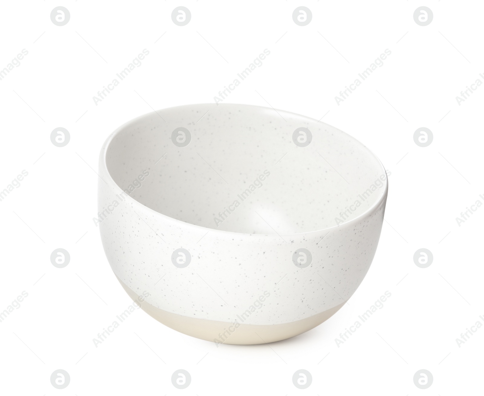 Photo of Clean empty ceramic bowl isolated on white