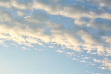 Photo of Beautiful view of blue sky with clouds