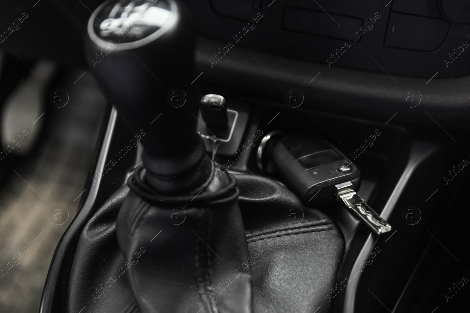 Photo of Key in new modern automobile. Car buying