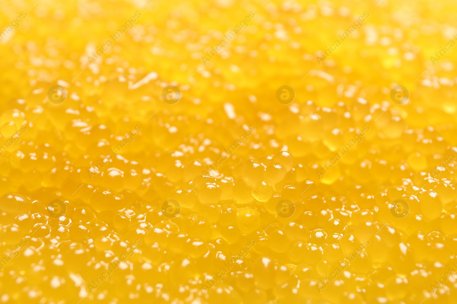 Photo of Fresh pike caviar as background, closeup view