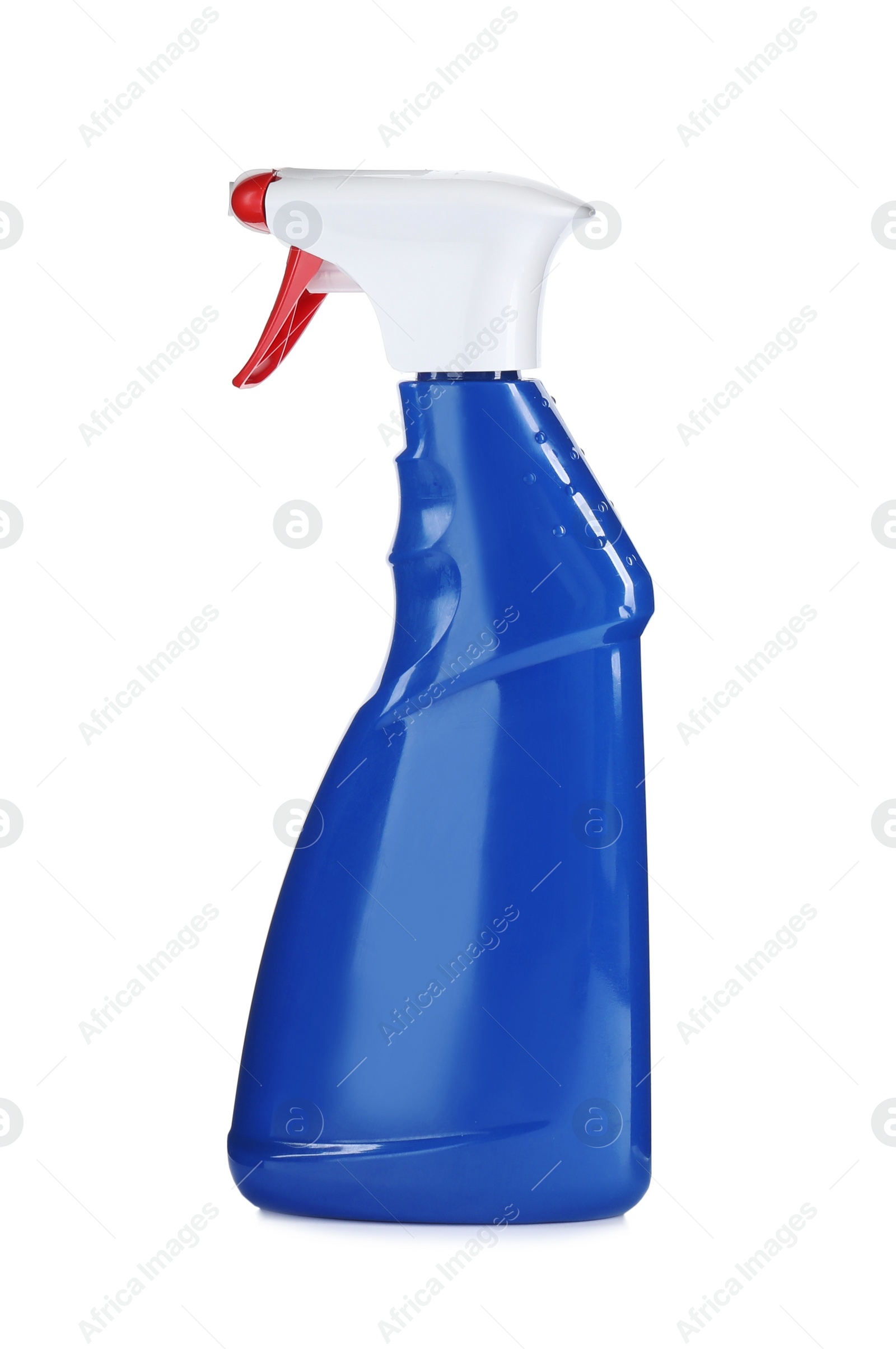 Photo of Spray bottle of cleaning product isolated on white