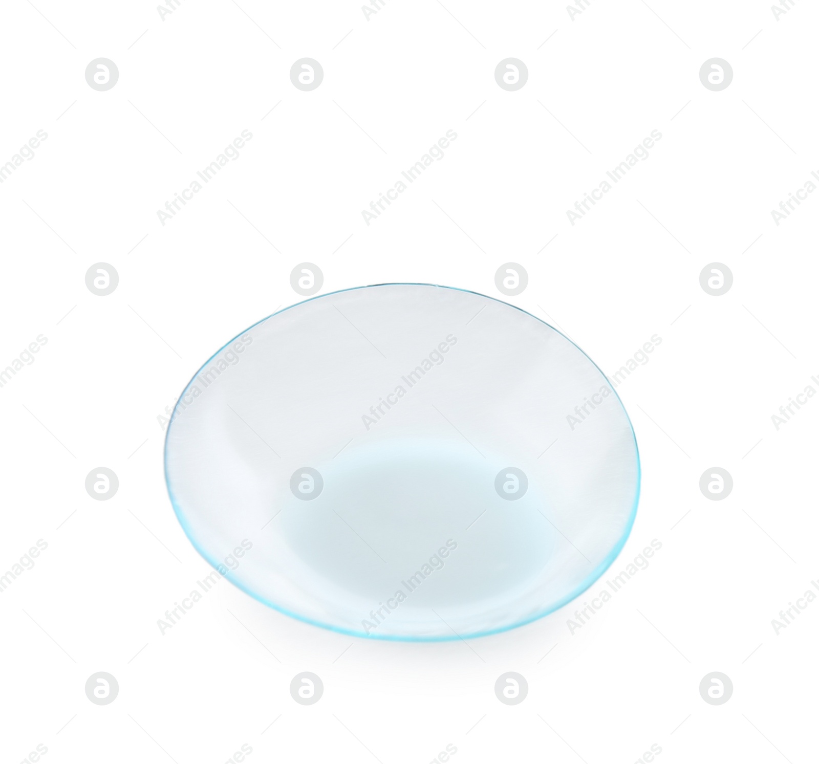 Photo of Contact lens on white background