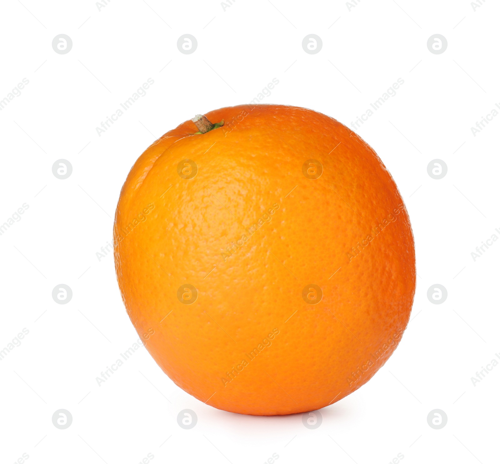 Photo of Fresh ripe orange isolated on white. Citrus fruit