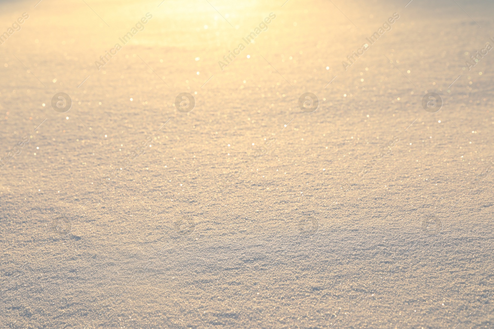 Photo of Beautiful snowdrift as background, closeup view. Winter weather