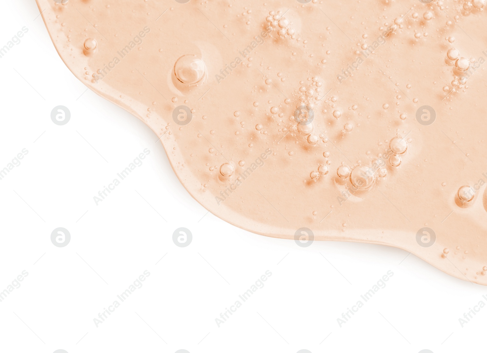 Image of Serum on white background, top view. Skin care product