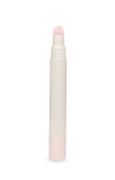One stick of skin concealer isolated on white