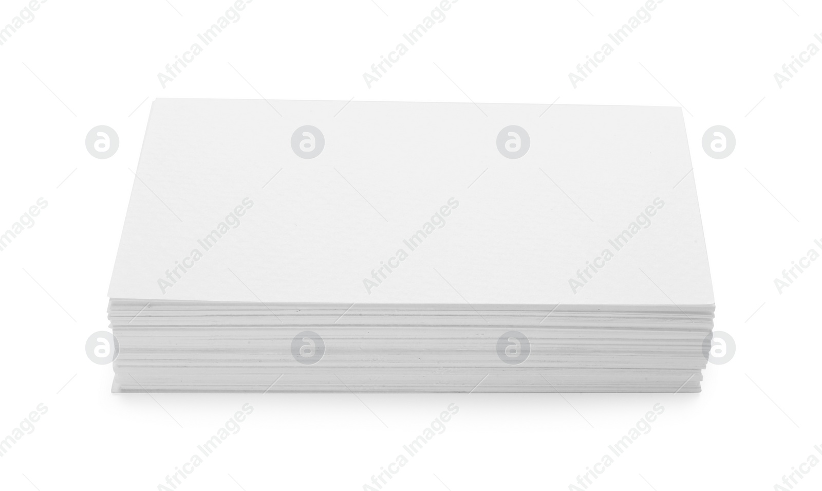 Photo of Blank business cards isolated on white. Mockup for design