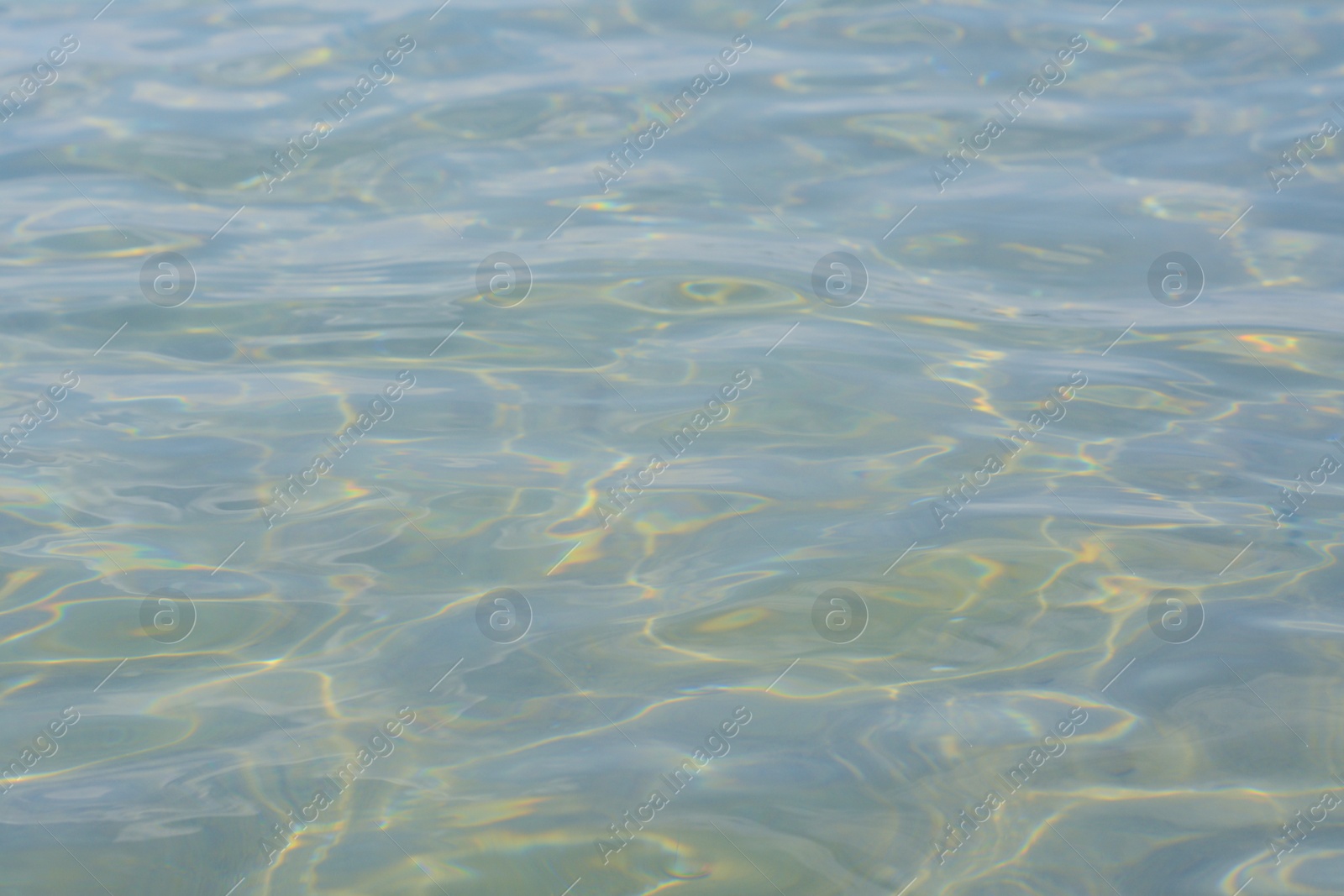 Photo of Beautiful sea water surface with ripples as background