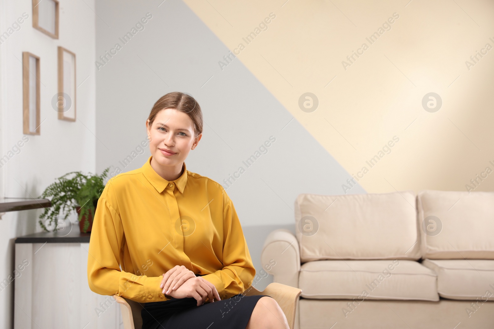 Photo of Portrait of professional psychologist in modern office