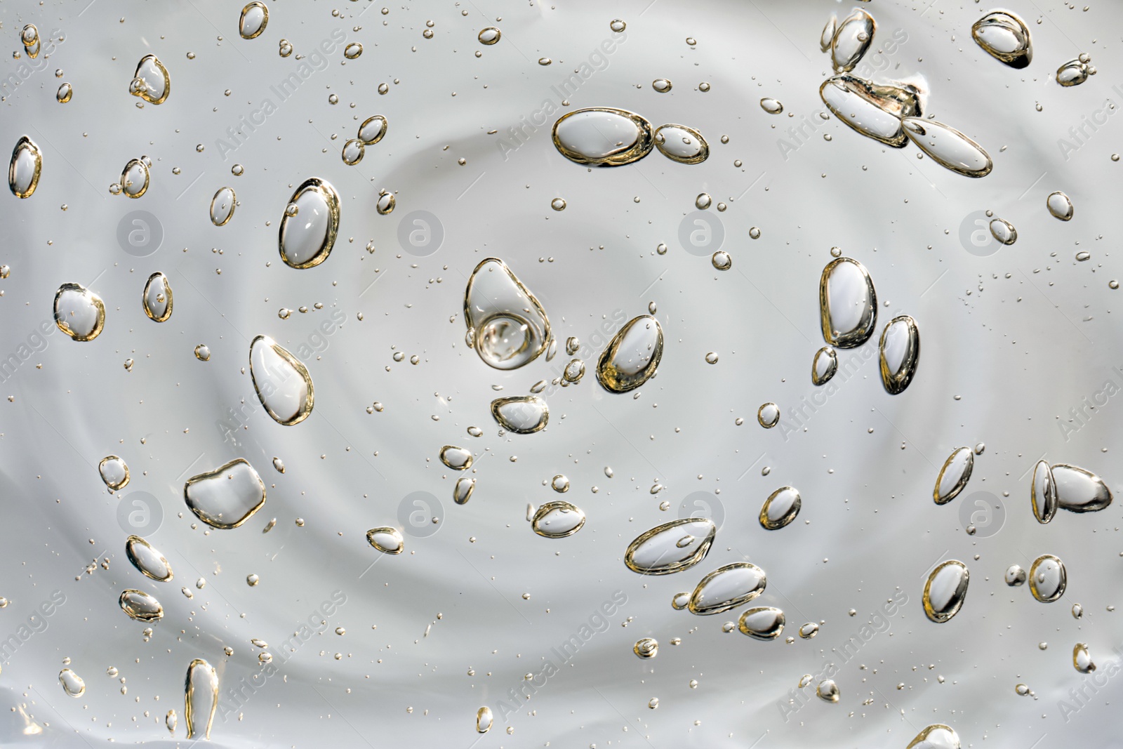 Photo of Clear facial gel as background, closeup view