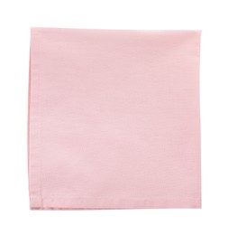 Photo of Fabric napkin for table setting on white background, top view