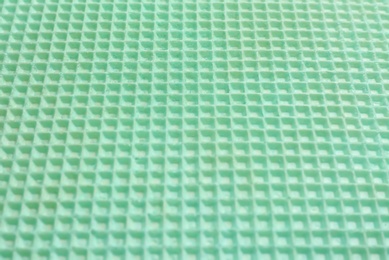 Photo of Tasty wafer as background, closeup. Crispy food