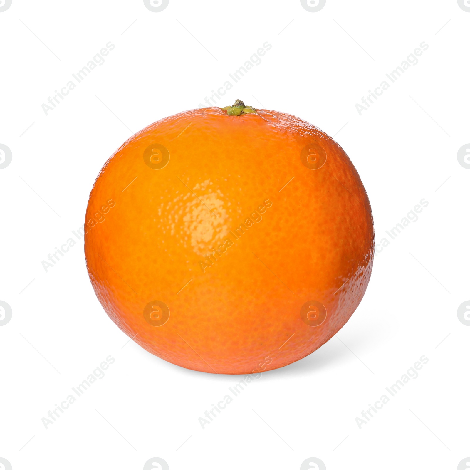 Photo of Fresh ripe juicy tangerine isolated on white