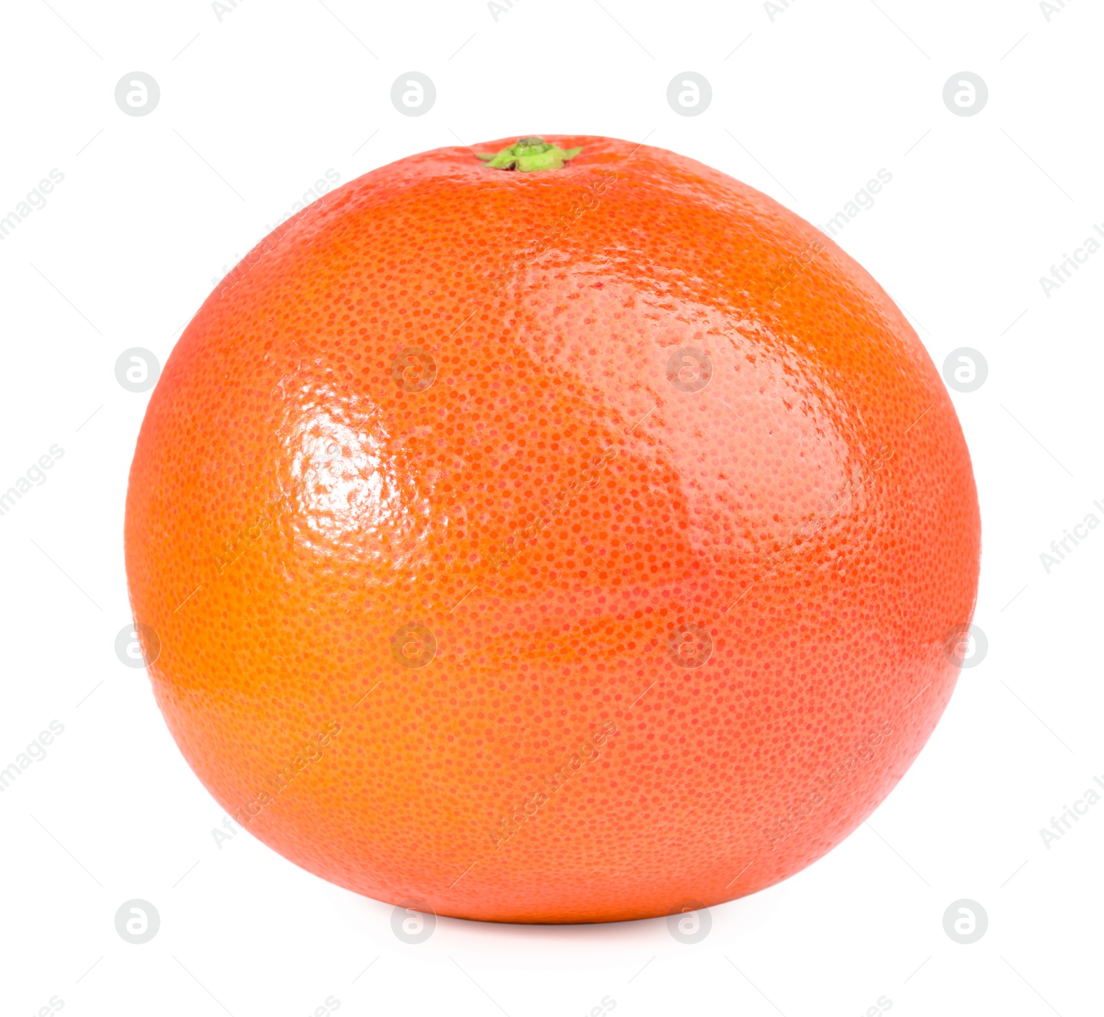 Photo of Fresh ripe grapefruit isolated on white. Citrus fruit