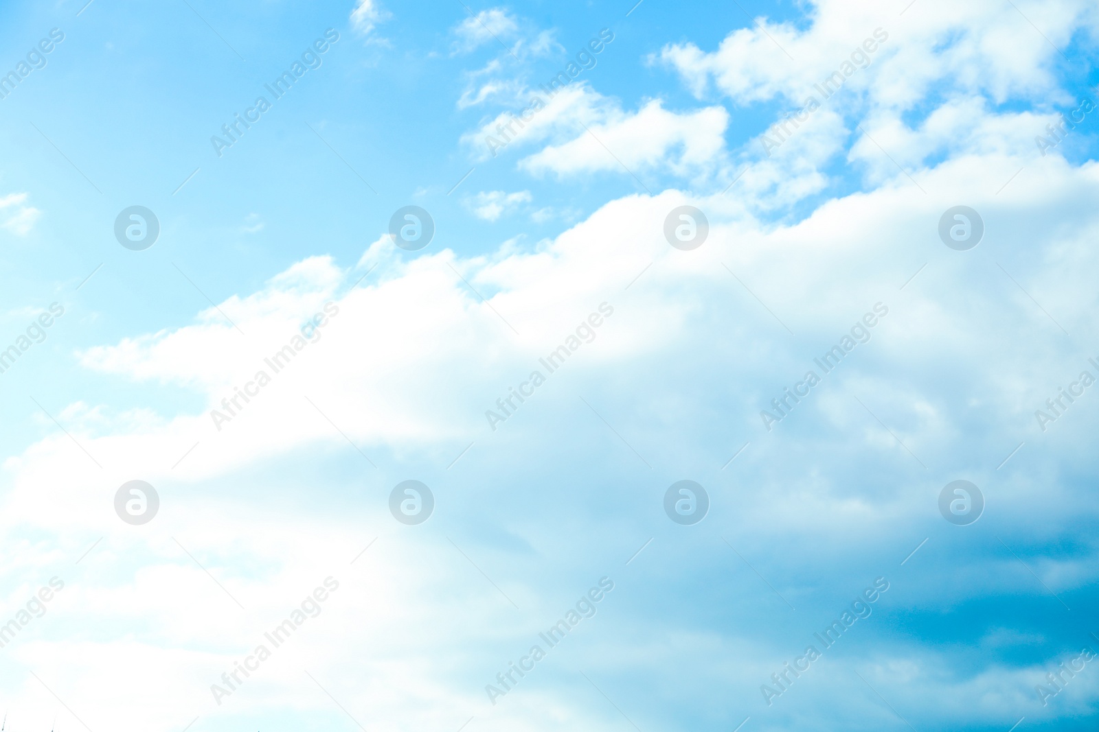 Photo of Beautiful blue sky with clouds on sunny day