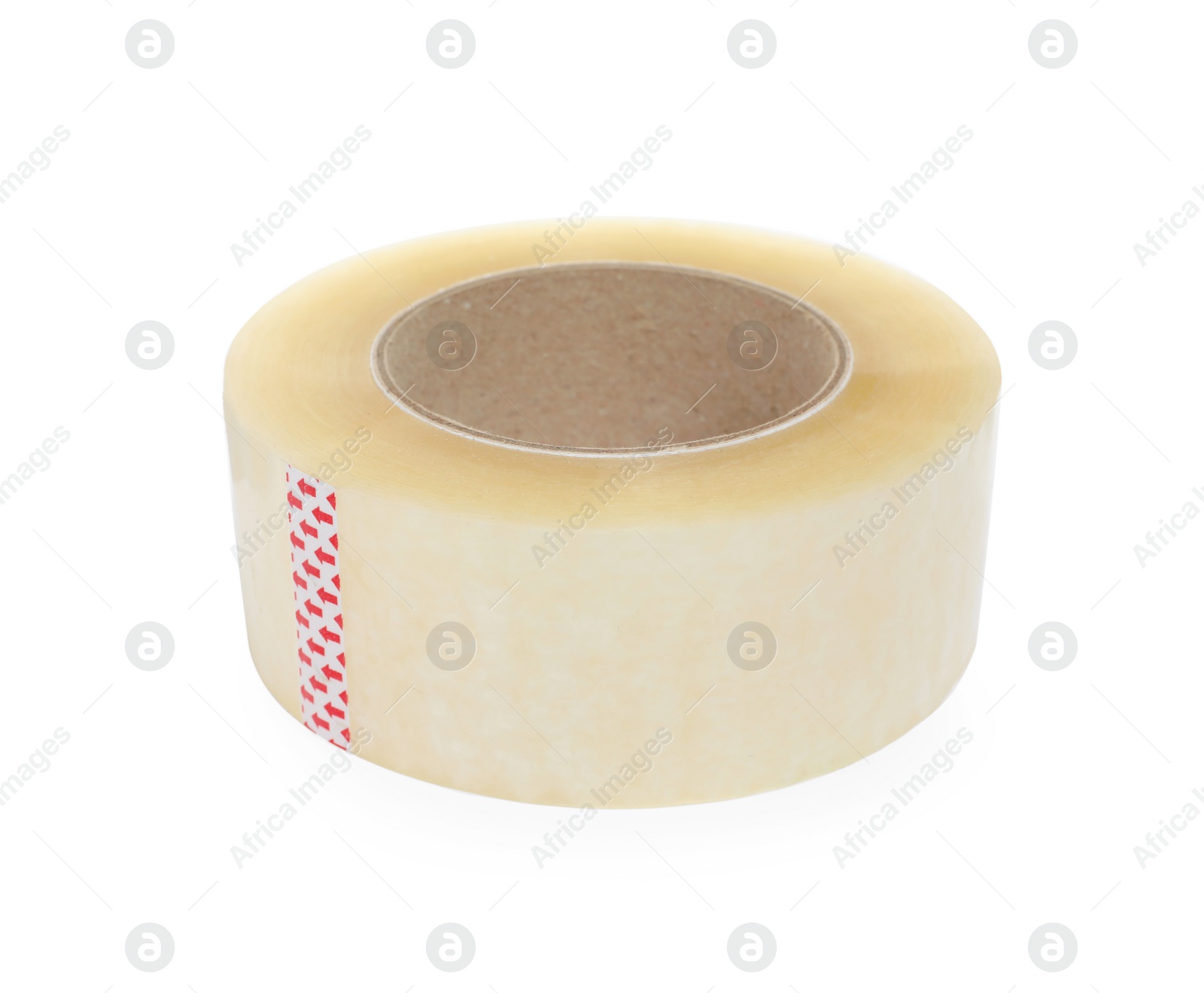 Photo of Roll of adhesive tape isolated on white