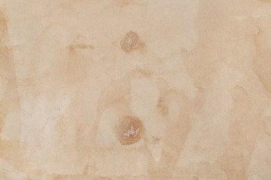 Photo of Sheet of parchment paper as background, top view