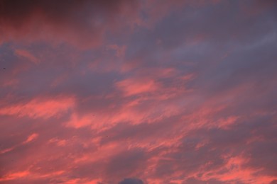 Photo of Picturesque view of beautiful sky with clouds on sunset