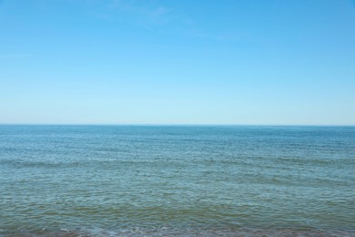 Photo of Picturesque view of beautiful seascape on sunny day