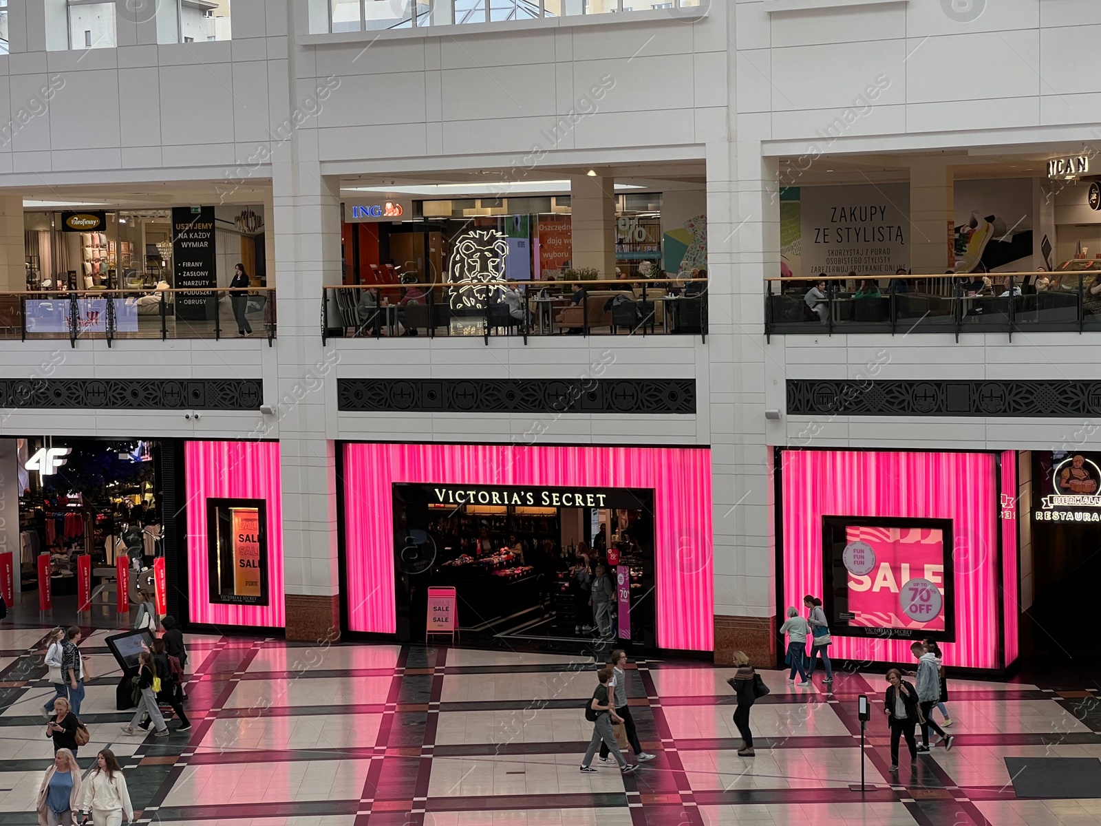 Photo of Poland, Warsaw - July 12, 2022: Official Victoria secret store in shopping mall