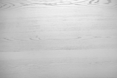 Photo of Texture of white wooden surface as background, close up