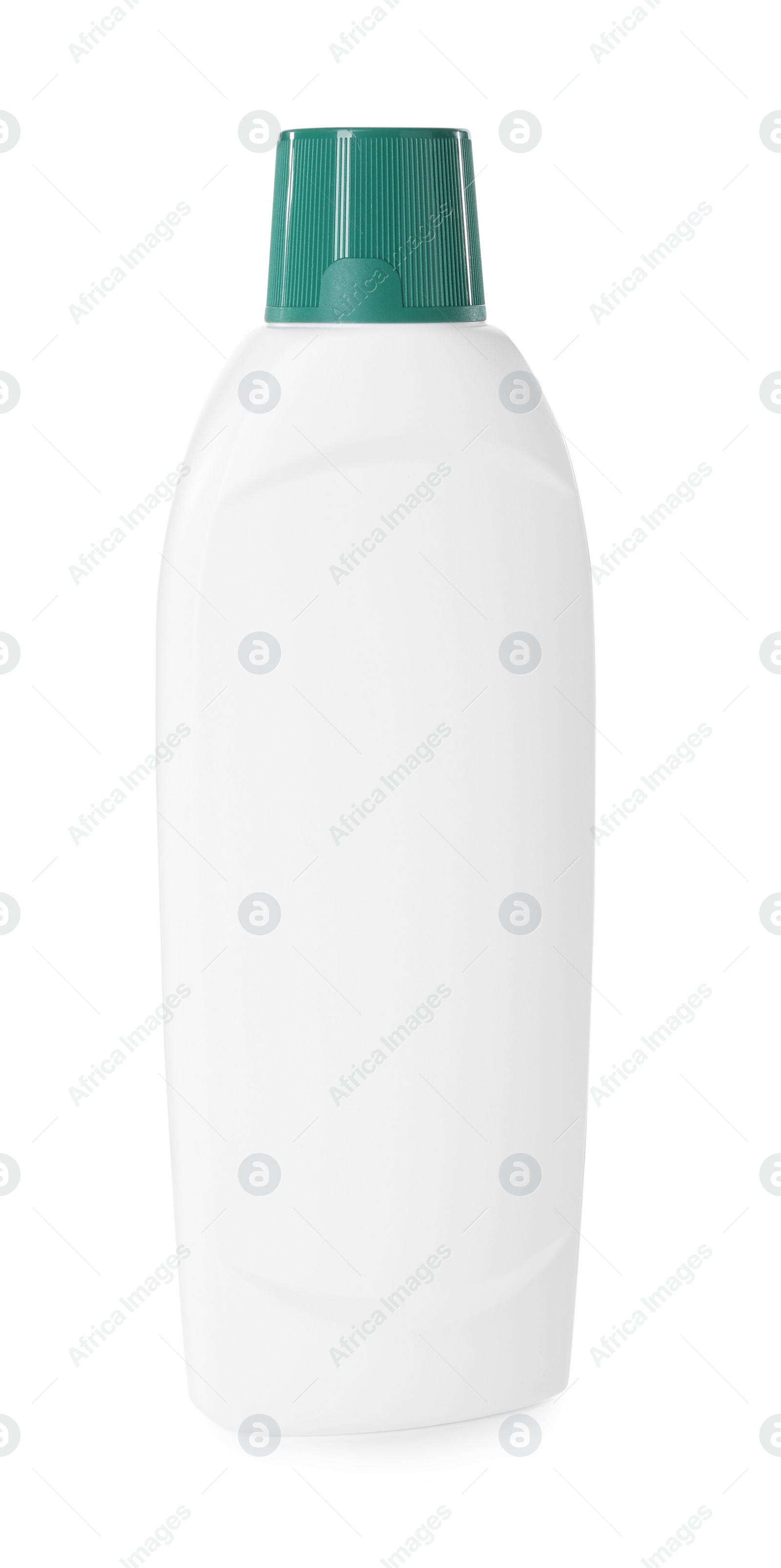 Photo of Bottle of cleaning product isolated on white