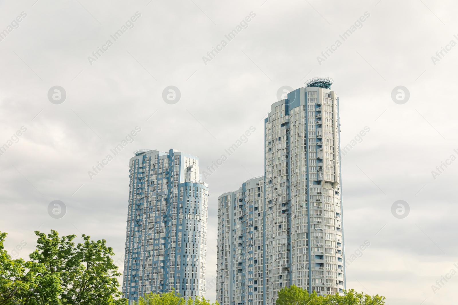 Photo of Beautiful view of cityscape with modern buildings