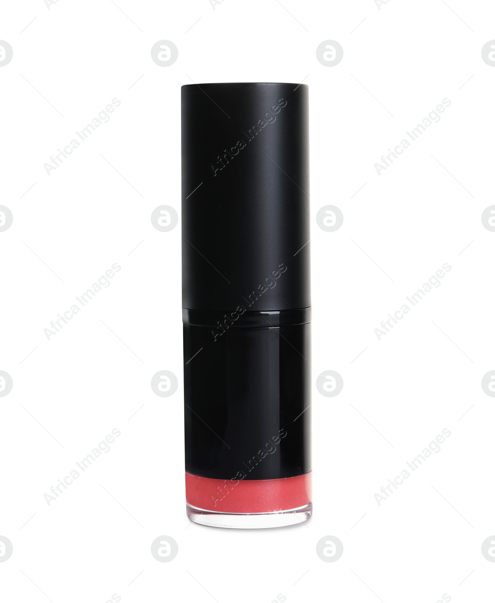 Photo of Lipstick on white background. Professional makeup product