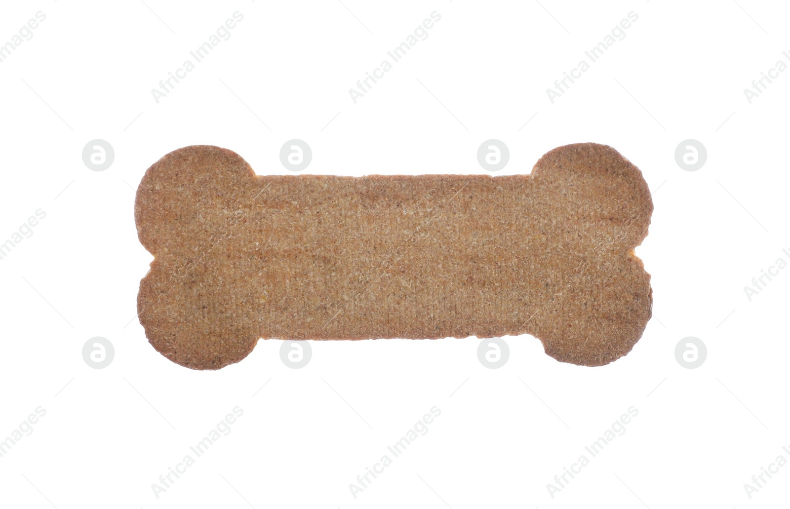 Photo of Bone shaped dog cookie isolated on white