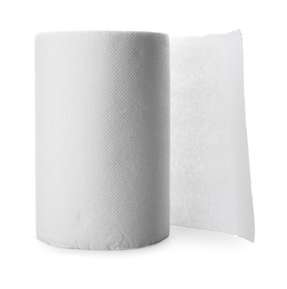 Photo of Roll of paper tissues isolated on white