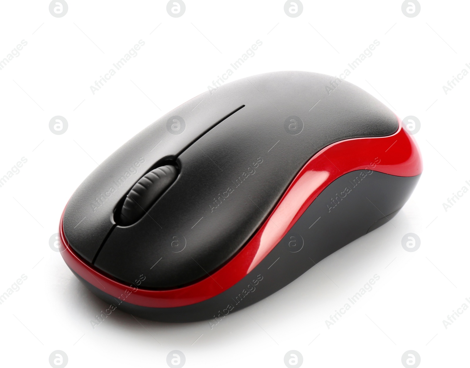 Photo of Color computer mouse on white background