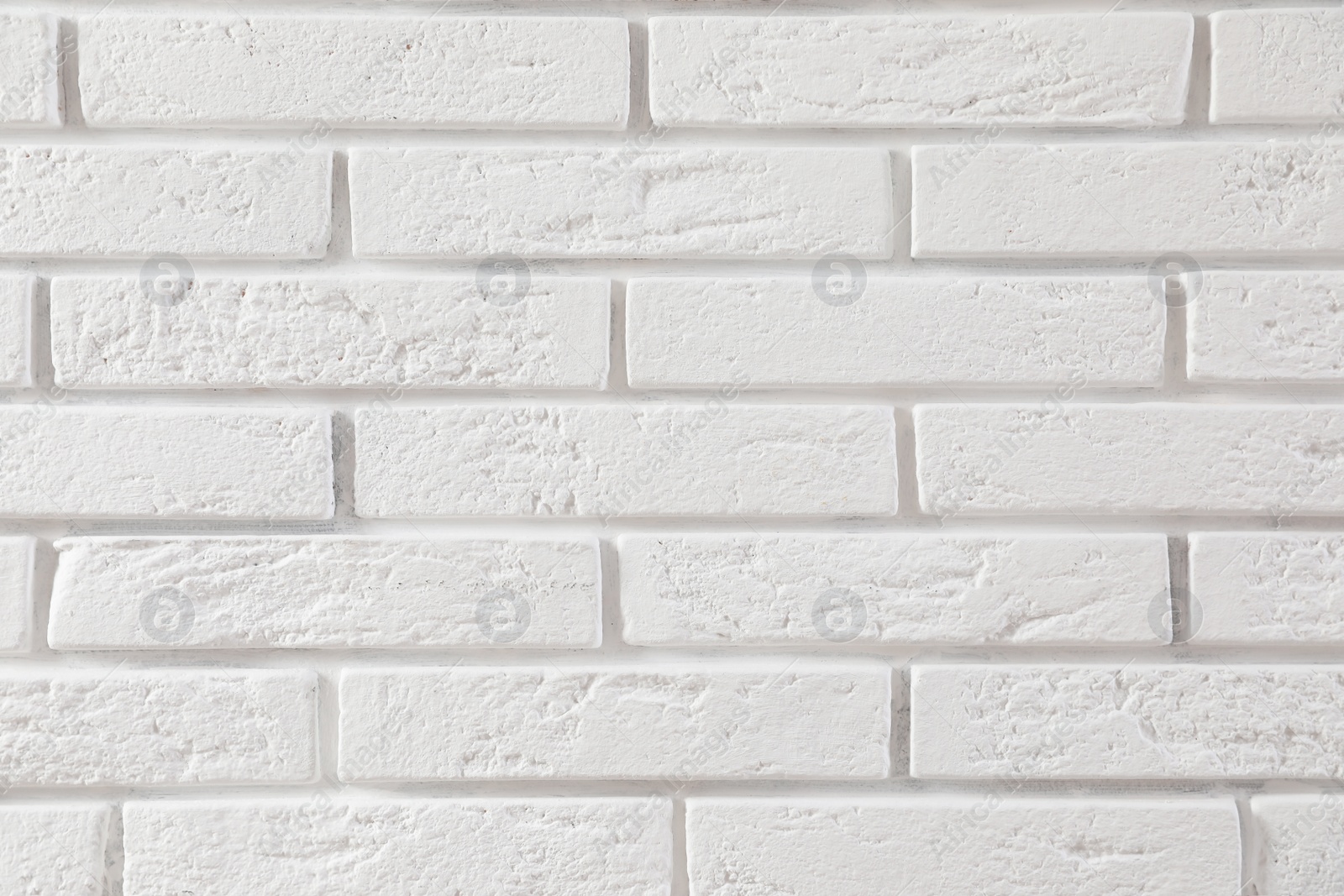 Photo of White brick wall as background. Simple design