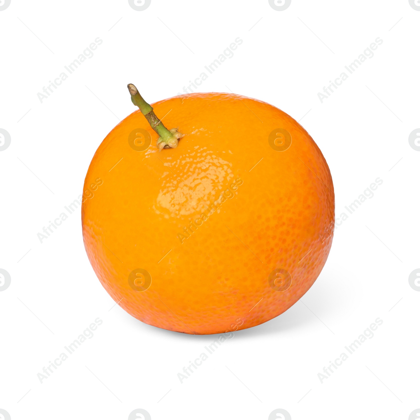 Photo of Fresh ripe juicy tangerine isolated on white