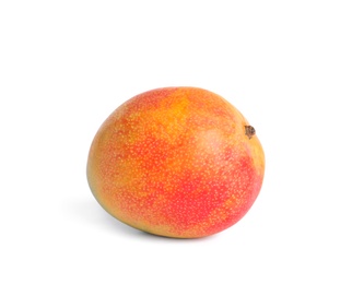 Photo of Delicious ripe juicy mango isolated on white
