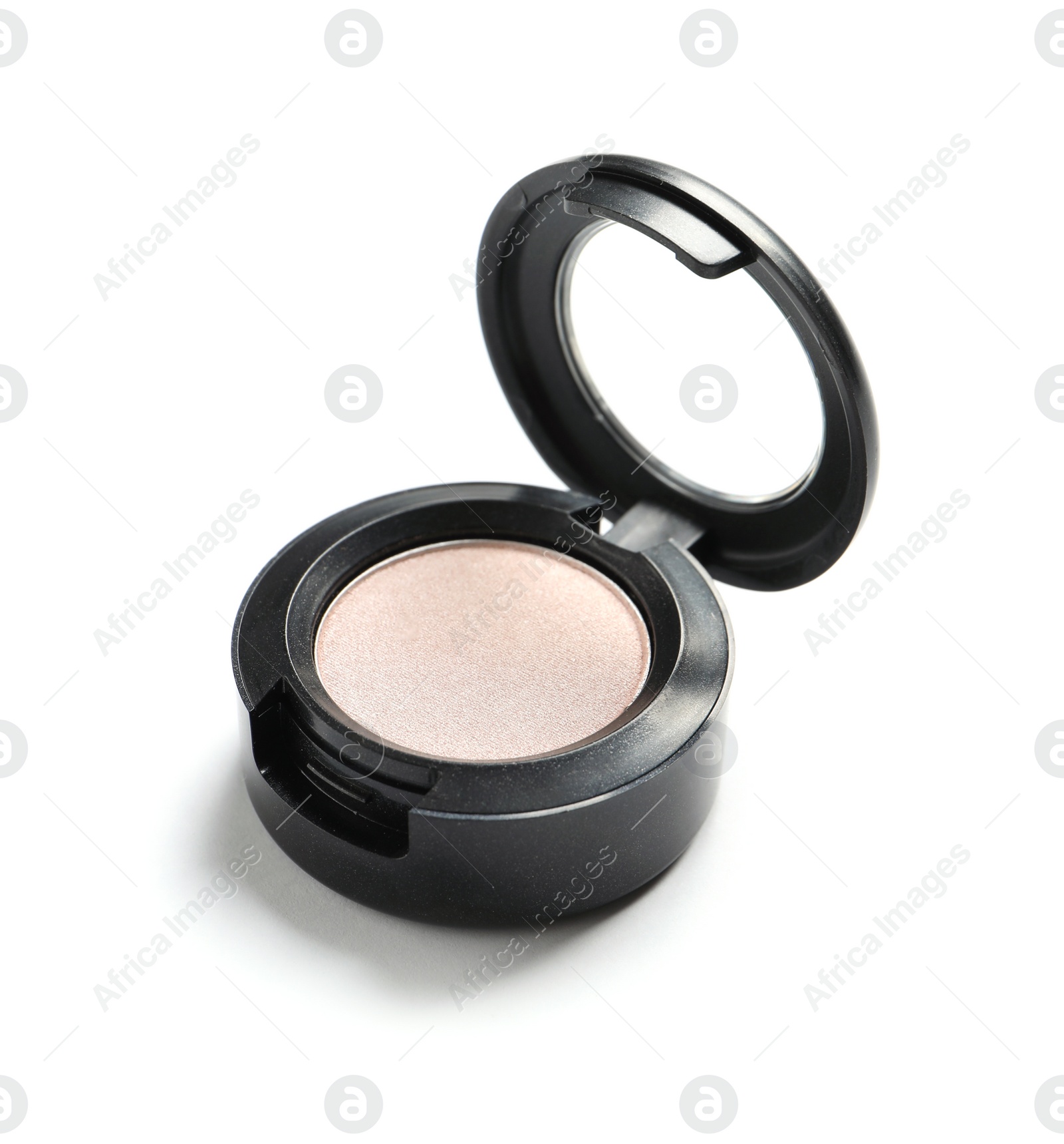 Photo of Eye shadow on white background. Decorative cosmetics