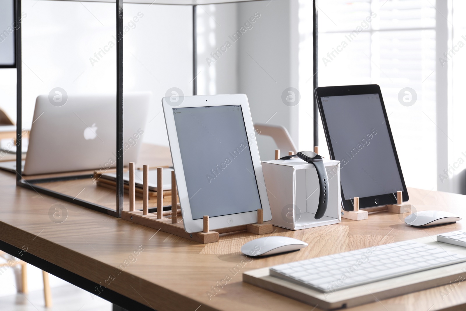 Photo of MYKOLAIV, UKRAINE - AUGUST 17, 2020: New modern Apple gadgets in official store